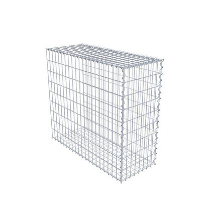 Gavión complementario tipo 2 100 cm x 90 cm x 40 cm (L x A x P), luz de malla 5 cm x 10 cm, en espiral