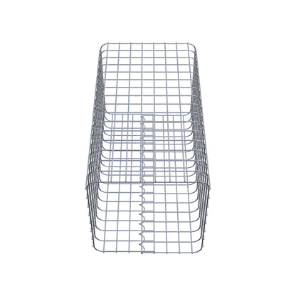 Colonne de gabion carrée 42 cm x 42 cm, hauteur 80 cm, MW 5 cm x 5 cm