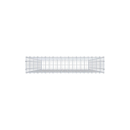 Gabbione 200 cm x 100 cm x 20 cm (L x H x P), maglia 5 cm x 10 cm, anello a C