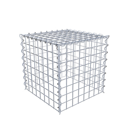 Gabion rapporté type 3 40 cm x 40 cm x 40 cm (L x H x P), mailles 5 cm x 5 cm, spirale