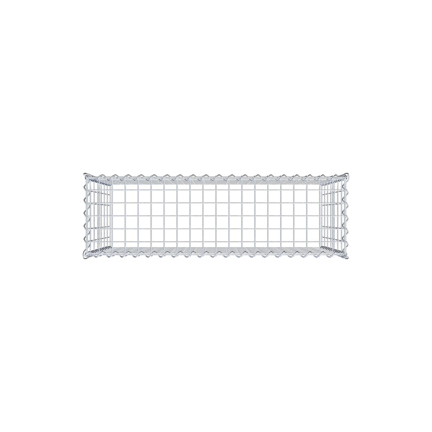Aangegroeide schanskorf type 3 100 cm x 70 cm x 30 cm (L x H x D), maaswijdte 5 cm x 10 cm, spiraal