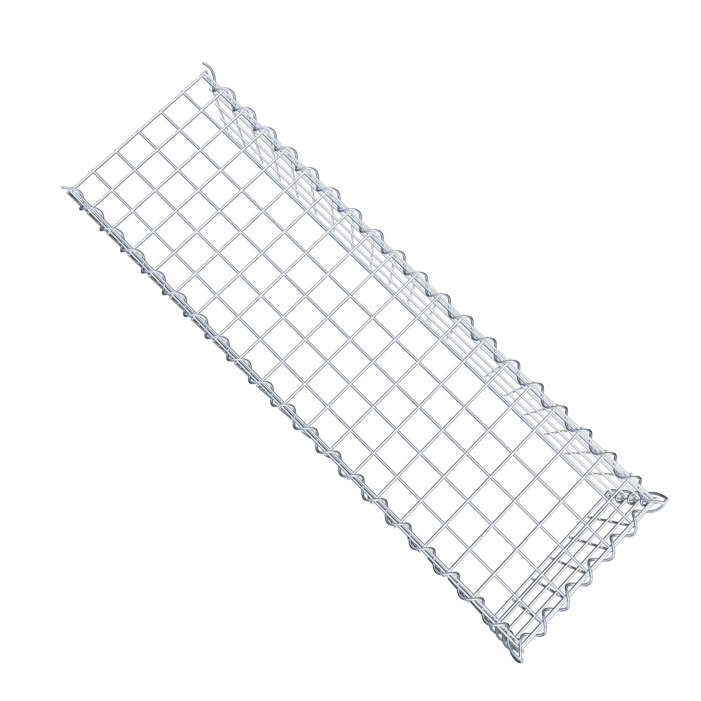 Add-on schanskorf type 4 100 cm x 20 cm x 30 cm (L x H x D), maaswijdte 5 cm x 5 cm, spiraalvormig