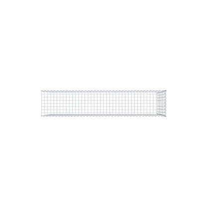 Add-on schanskorf type 4 200 cm x 100 cm x 40 cm (L x H x D), maaswijdte 5 cm x 10 cm, spiraalvormig