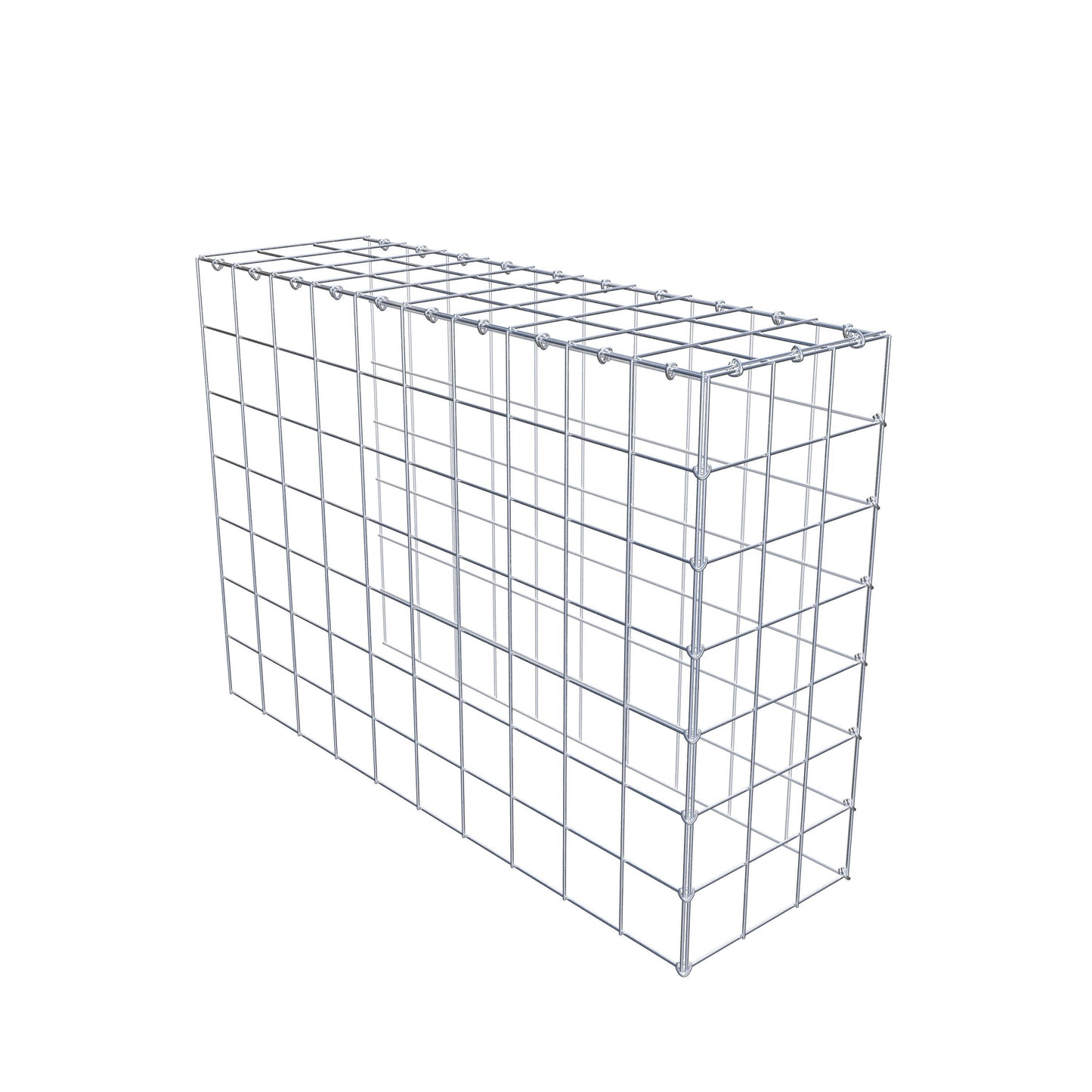 Opzetpaal type 4 100 cm x 70 cm x 30 cm (L x H x D), maaswijdte 10 cm x 10 cm, C-ring