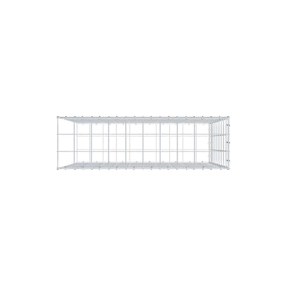 Fourche rapportée type 2 100 cm x 90 cm x 30 cm (L x H x P), mailles 10 cm x 10 cm, anneau en C
