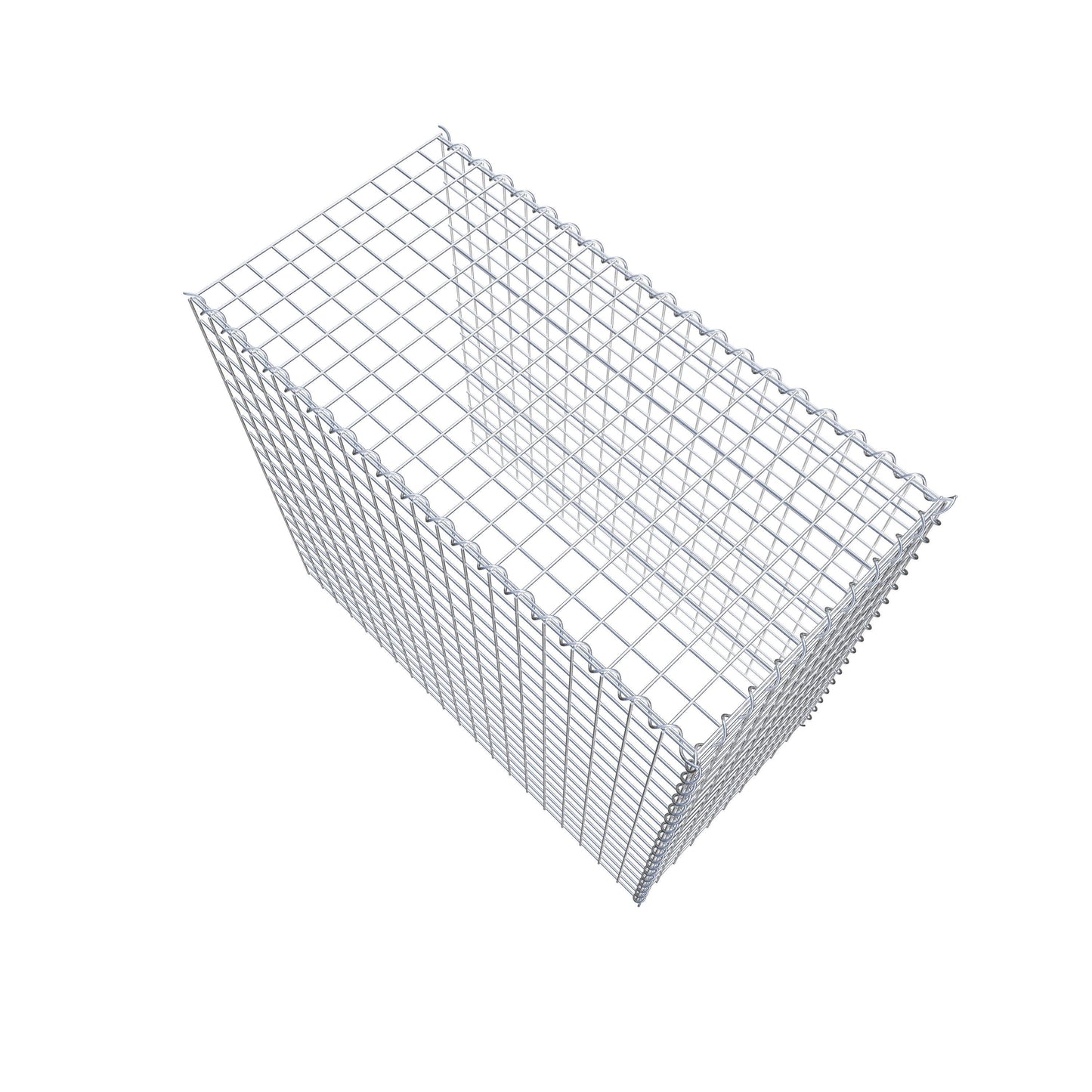 Add-on schanskorf type 4 100 cm x 90 cm x 50 cm (L x H x D), maaswijdte 5 cm x 5 cm, spiraalvormig