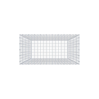 Schanskorf 200 cm x 100 cm x 50 cm (L x H x D), maaswijdte 5 cm x 10 cm, C-ring