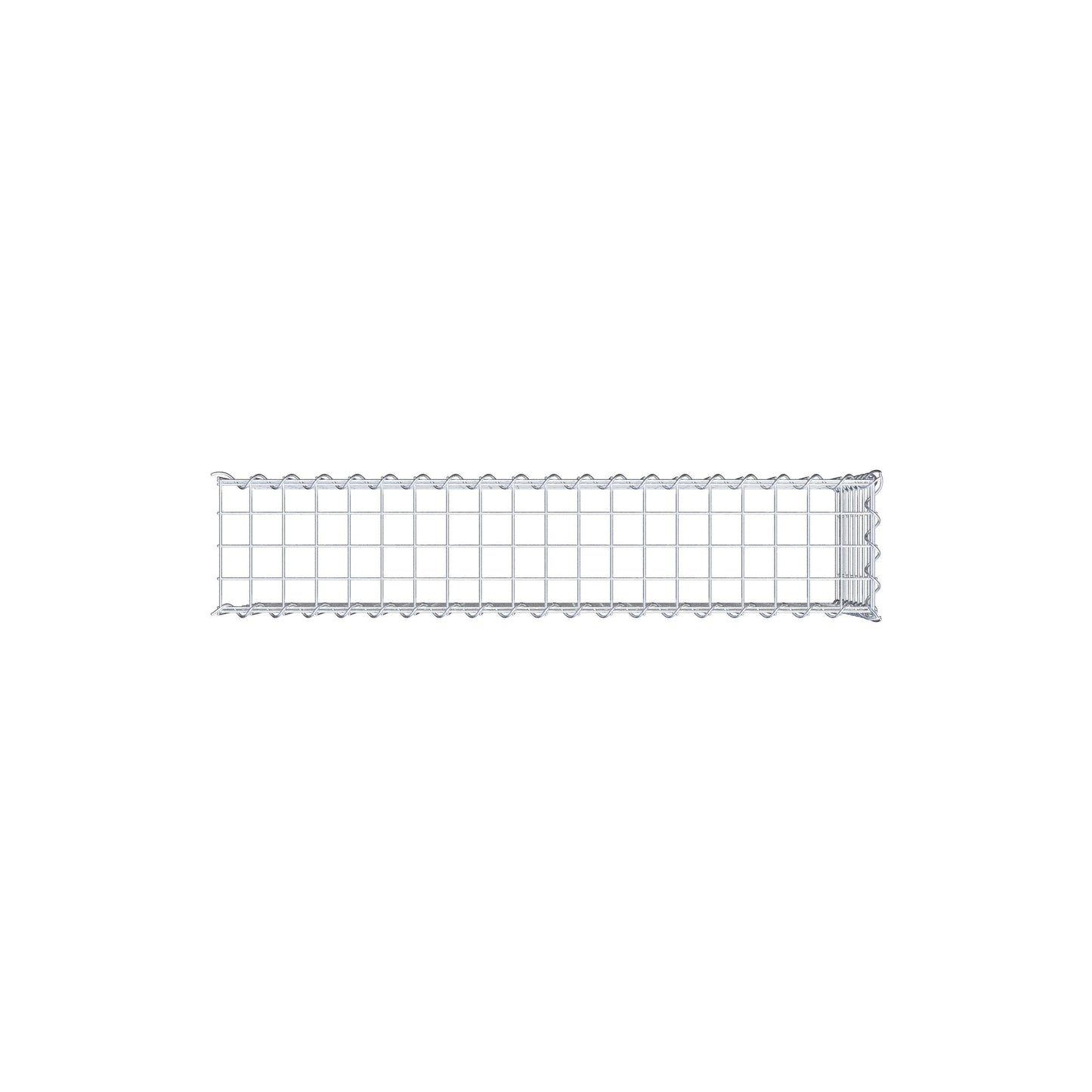 Anbaugabione Typ 4 100 cm x 40 cm x 20 cm (L x H x T), Maschenweite 5 cm x 5 cm, Spirale