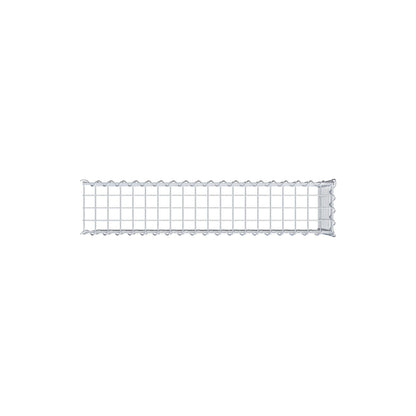 Anbaugabione Typ 4 100 cm x 40 cm x 20 cm (L x H x T), Maschenweite 5 cm x 5 cm, Spirale