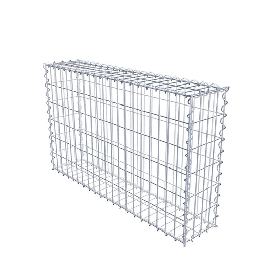 2er Set Gabionen 100 cm x 60 cm x 20 cm (L x H x T), Maschenweite 5 x 10 cm, Spirale