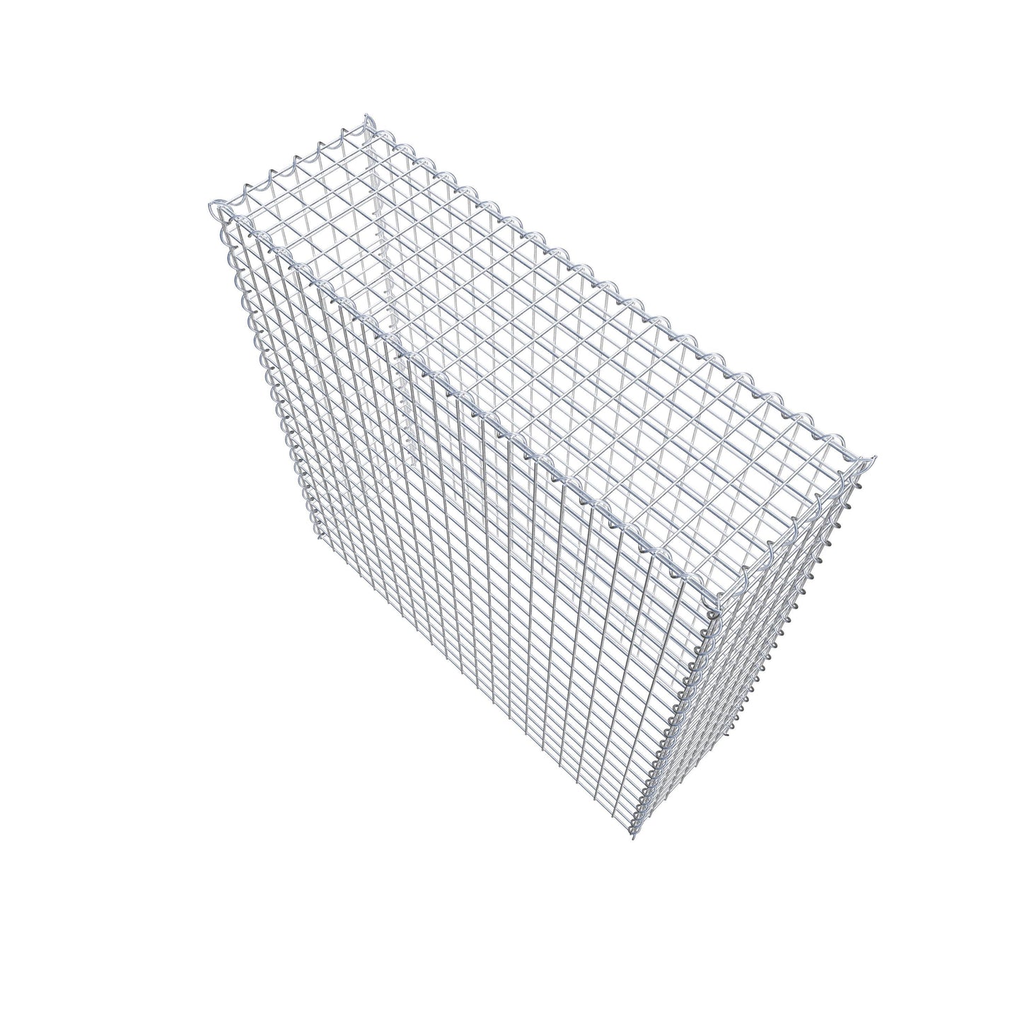Opvokset gabion type 3 100 cm x 100 cm x 30 cm (L x H x D), maskestørrelse 5 cm x 5 cm, spiral