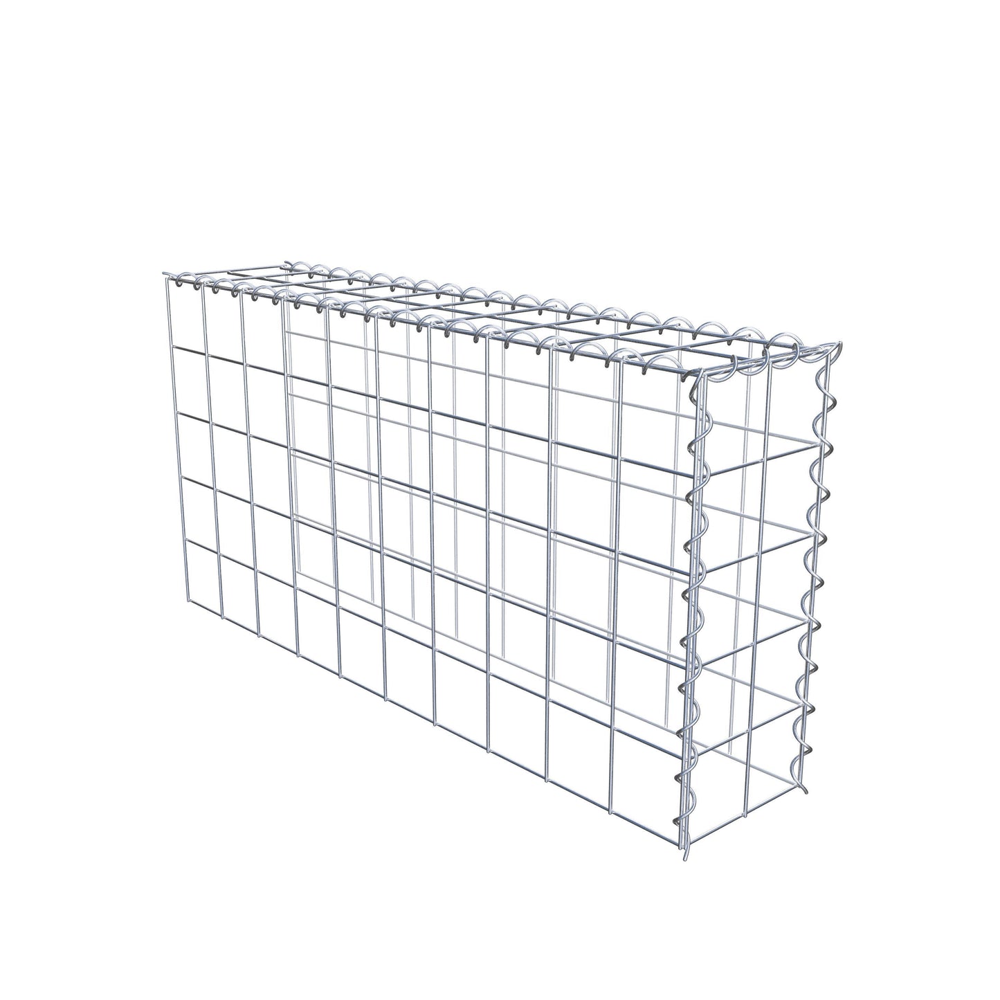 Add-on schanskorf type 4 100 cm x 50 cm x 20 cm (L x H x D), maaswijdte 10 cm x 10 cm, spiraal