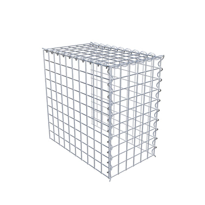 Add-on schanskorf type 4 50 cm x 50 cm x 30 cm (L x H x D), maaswijdte 5 cm x 5 cm, spiraalvormig