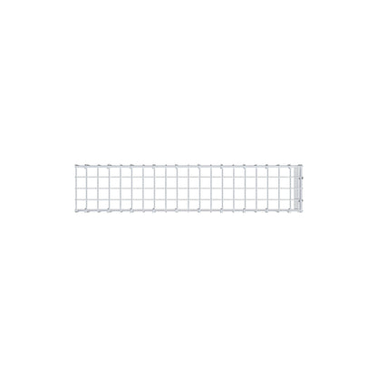Monteret gabion type 4 100 cm x 20 cm x 20 cm (L x H x D), maskestørrelse 5 cm x 5 cm, C-ring
