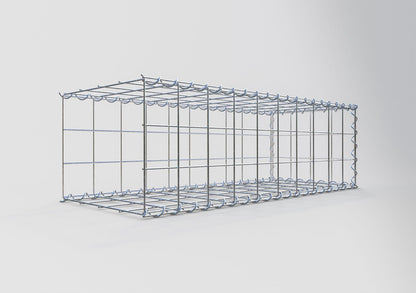 Add-on schanskorf type 2 100 cm x 30 cm x 40 cm (L x H x D), maaswijdte 10 cm x 10 cm, spiraal