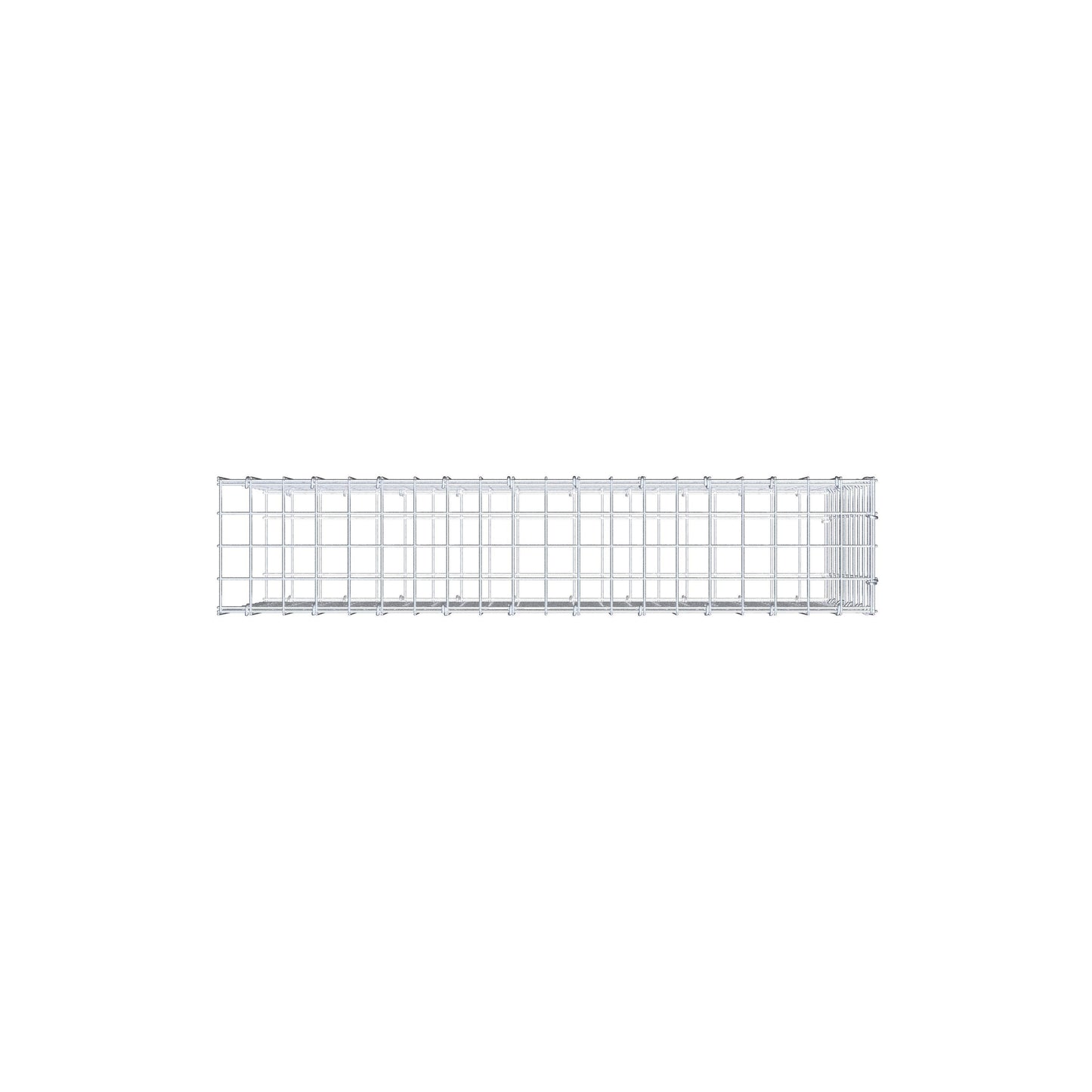 Anbaugabione Typ 2 100 cm x 50 cm x 20 cm (L x H x T), Maschenweite 5 cm x 5 cm, C-Ring