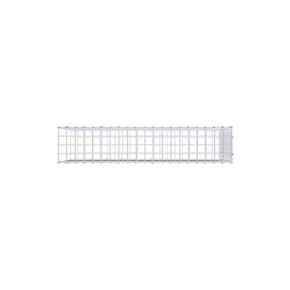 Anbaugabione Typ 2 100 cm x 50 cm x 20 cm (L x H x T), Maschenweite 5 cm x 5 cm, C-Ring