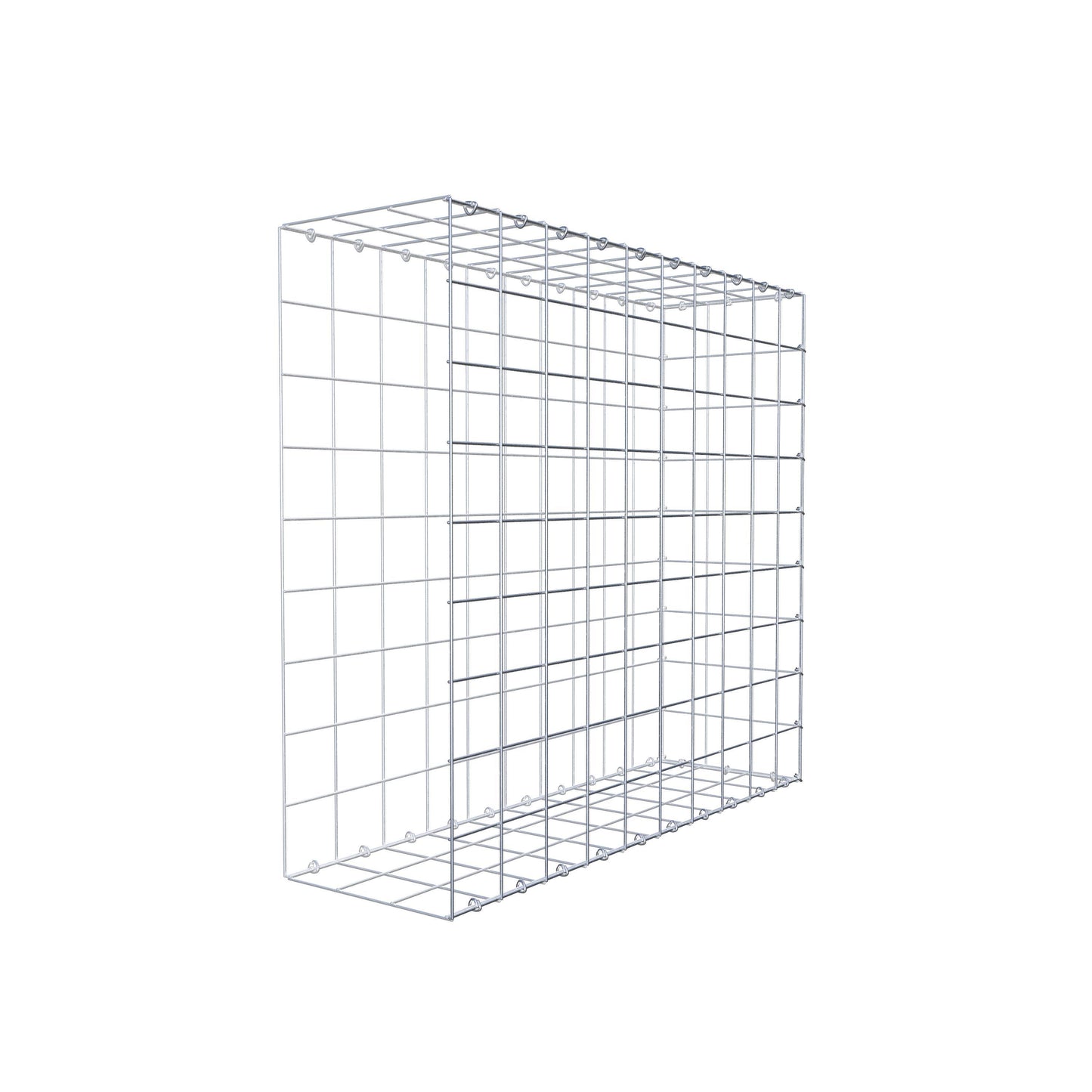 Fourche rapportée type 2 100 cm x 90 cm x 30 cm (L x H x P), mailles 10 cm x 10 cm, anneau en C