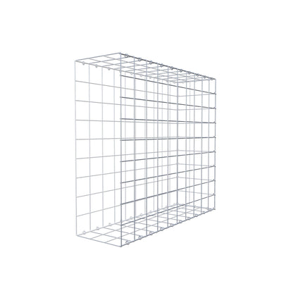 Fourche rapportée type 2 100 cm x 90 cm x 30 cm (L x H x P), mailles 10 cm x 10 cm, anneau en C