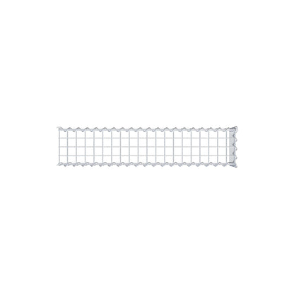 Gabion rapporté type 4 100 cm x 20 cm x 20 cm (L x H x P), mailles 5 cm x 5 cm, spirale