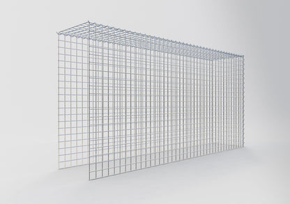 Anbaugabione Typ 4 200 cm x 100 cm x 40 cm (L x H x T), Maschenweite 5 cm x 5 cm, Spirale
