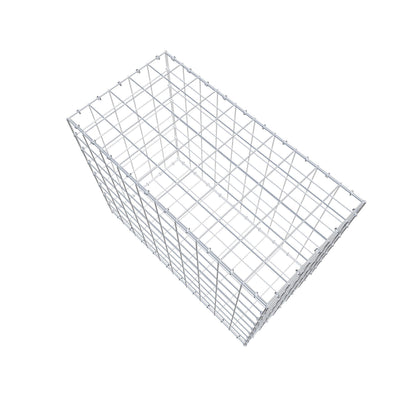 Gabion 100 cm x 80 cm x 50 cm (L x H x D), maskestørrelse 10 cm x 10 cm, C-ring