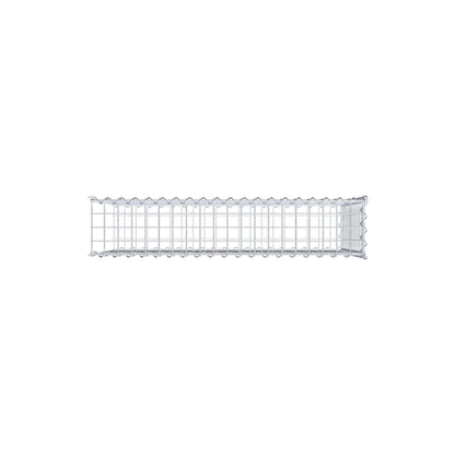 Udvokset gabion type 2 100 cm x 60 cm x 20 cm (L x H x D), maskestørrelse 5 cm x 5 cm, spiral