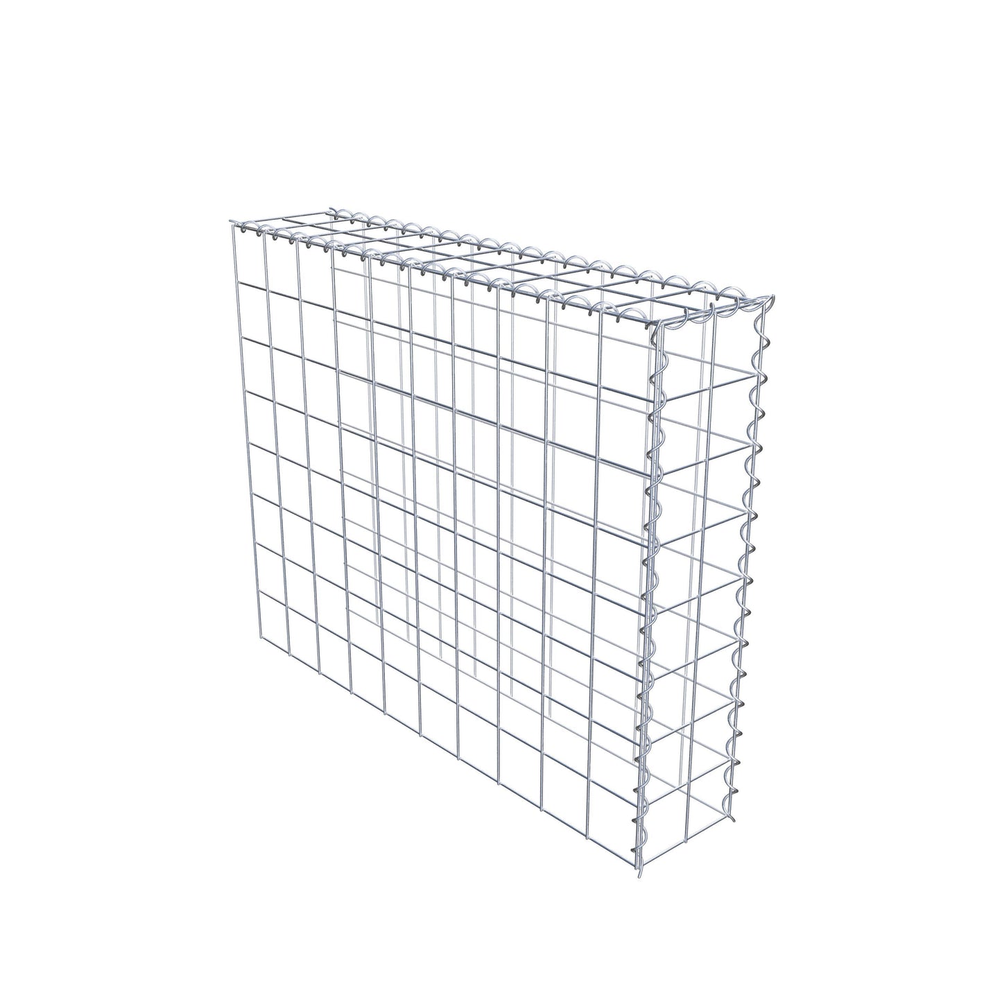 Gavión complementario tipo 4 100 cm x 80 cm x 20 cm (L x A x P), malla 10 cm x 10 cm, espiral