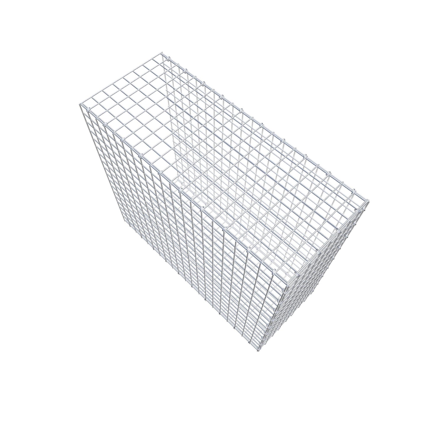 Type 2 oplegkorf 100 cm x 90 cm x 40 cm (L x H x D), maaswijdte 5 cm x 5 cm, C-ring