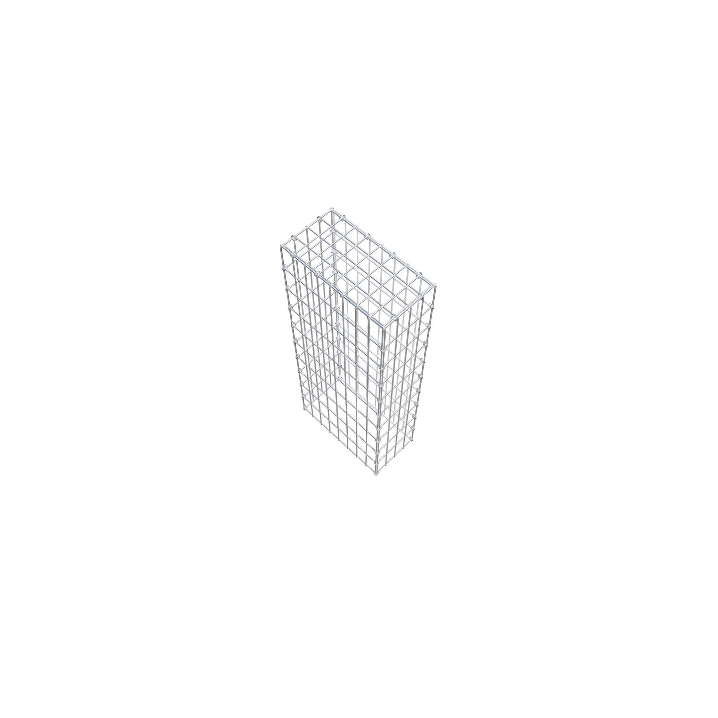 Type 3 oplegkorf 100 cm x 40 cm x 20 cm (L x H x D), maaswijdte 5 cm x 10 cm, C-ring