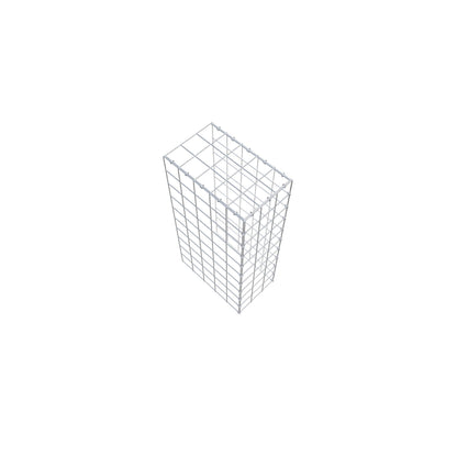 Type 4 oplegkorf 100 cm x 50 cm x 30 cm (L x H x D), maaswijdte 10 cm x 10 cm, C-ring