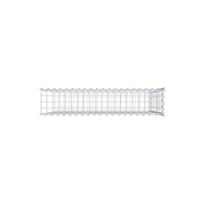 Opvokset gabion type 2 100 cm x 90 cm x 20 cm (L x H x D), maskestørrelse 5 cm x 10 cm, spiral