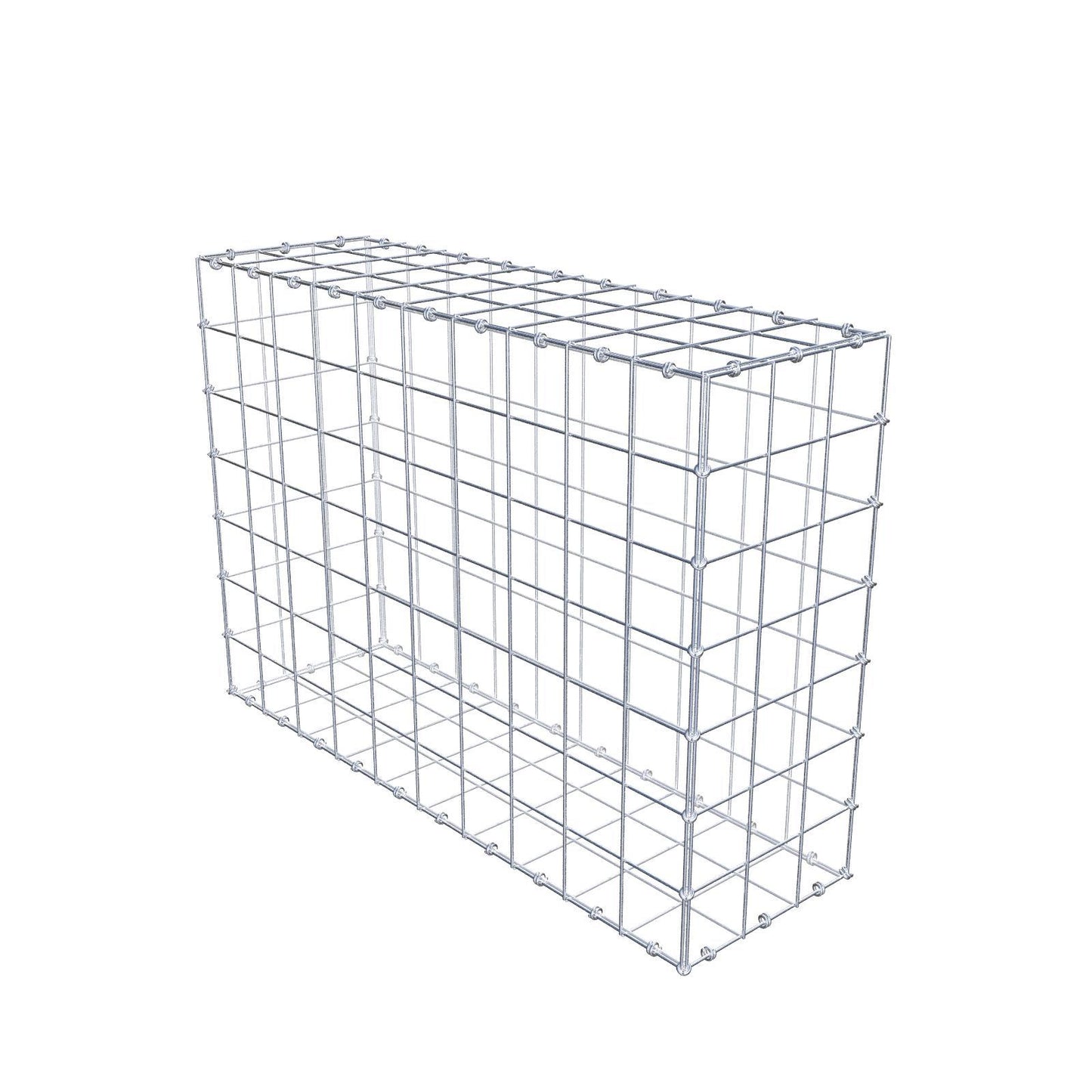 Gabion 100 cm x 70 cm x 30 cm (L x H x D), mesh size 10 x 10 cm, spiral ring