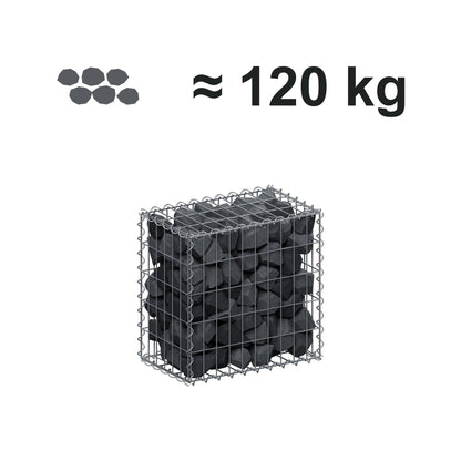 Schanskorf 50 cm x 50 cm x 30 cm (L x H x D), maaswijdte 5 cm x 10 cm, spiraal
