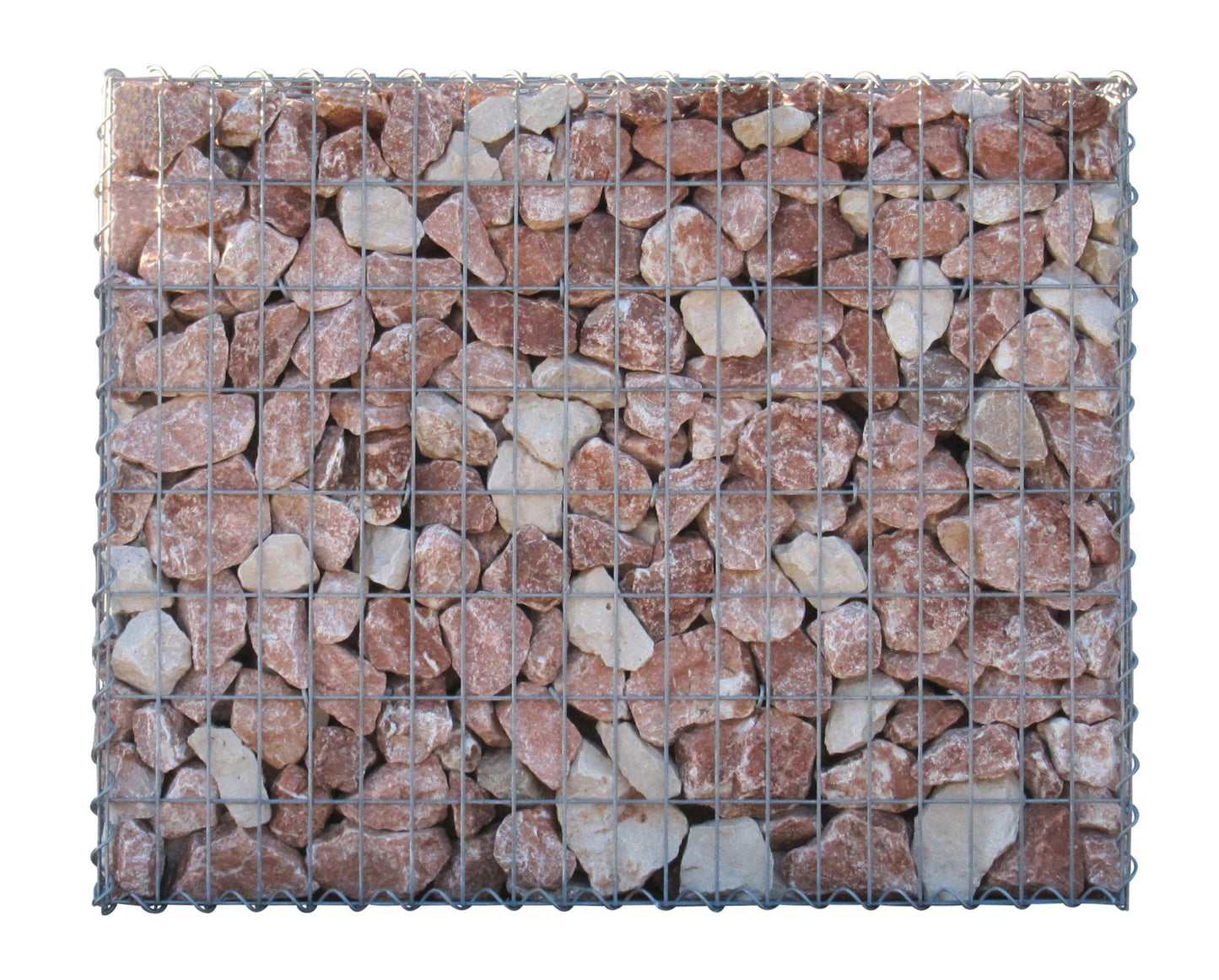 2er Set Gabionen 100 cm x 80 cm x 30 cm (L x H x T), Maschenweite 5 x 10 cm, Spirale