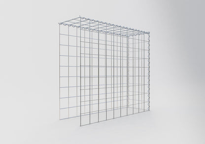 Aangegroeide schanskorf type 4 100 cm x 90 cm x 30 cm (L x H x D), maaswijdte 10 cm x 10 cm, spiraal