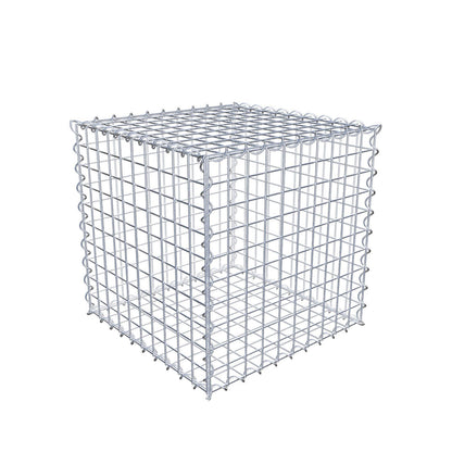 Gabione 50 cm x 50 cm x 50 cm (L x H x T), Maschenweite 5 cm x 5 cm, Spirale