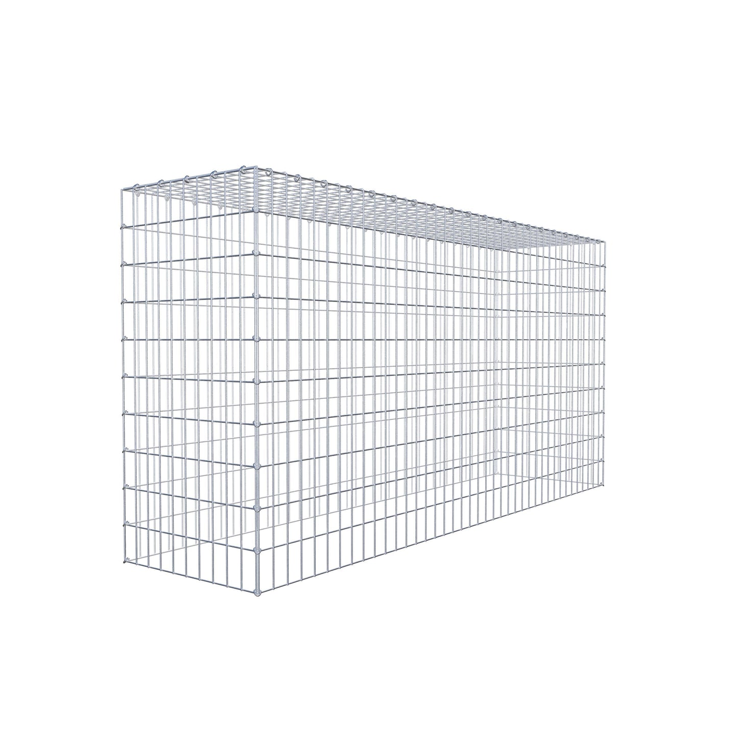 Fourche rapportée type 3 200 cm x 100 cm x 50 cm (L x H x P), mailles 5 cm x 10 cm, anneau en C