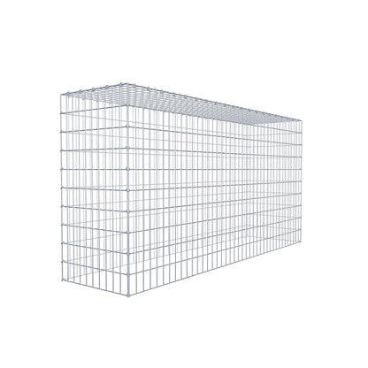 Fourche rapportée type 3 200 cm x 100 cm x 50 cm (L x H x P), mailles 5 cm x 10 cm, anneau en C