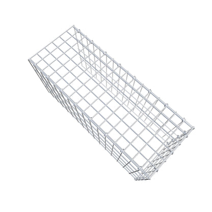 Monteret gabion type 4 80 cm x 40 cm x 30 cm (L x H x D), maskestørrelse 5 cm x 10 cm, C-ring