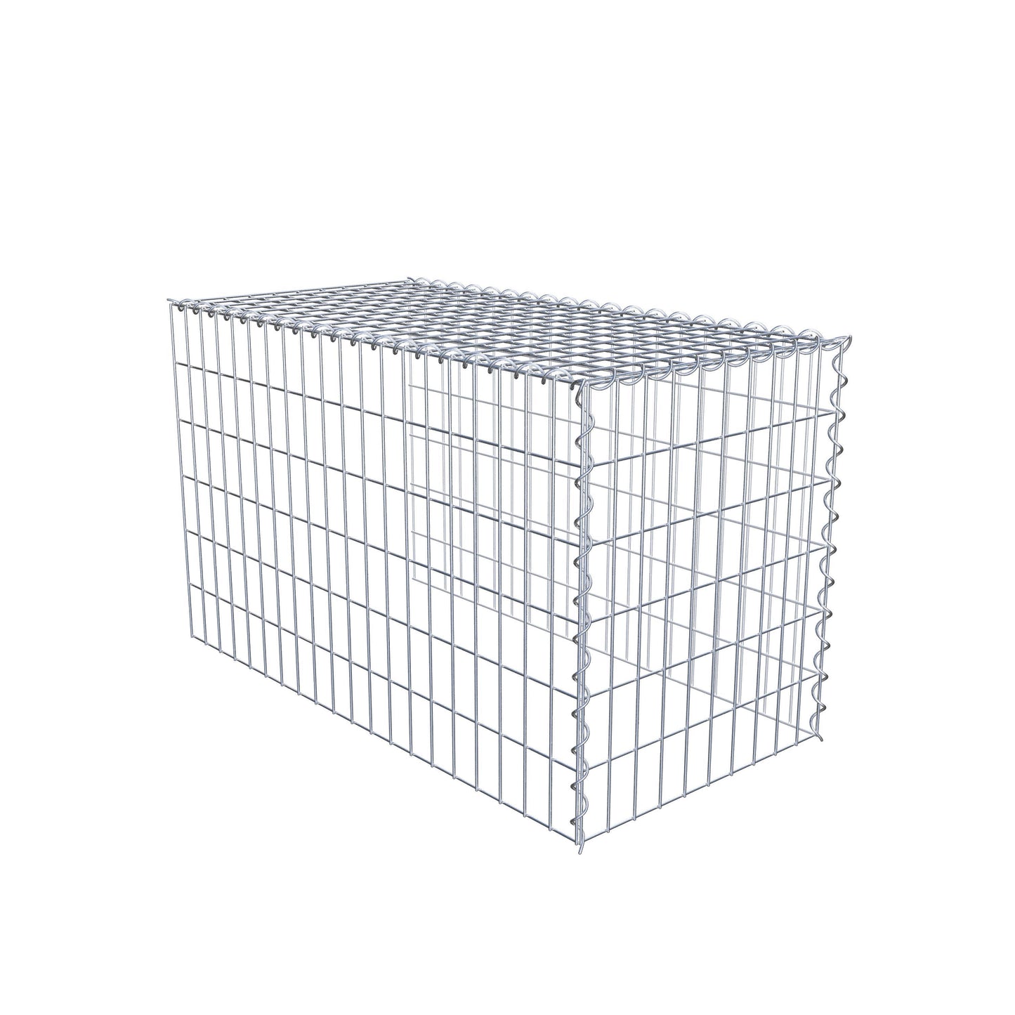 Gavión complementario tipo 4 100 cm x 60 cm x 50 cm (L x A x P), malla 5 cm x 10 cm, espiral