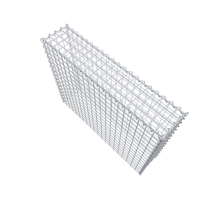 Extra gabion typ 3 100 cm x 80 cm x 20 cm (L x H x D), maskstorlek 5 cm x 5 cm, spiral
