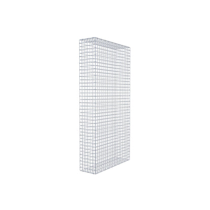 Gabion 200 cm x 100 cm x 30 cm (L x H x D), maskstorlek 5 cm x 5 cm, C-ring