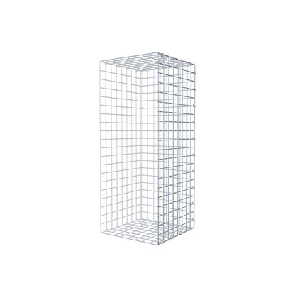 Gabbione aggiuntivo di tipo 2 100 cm x 40 cm x 40 cm (L x H x P), maglia 5 cm x 5 cm, anello a C