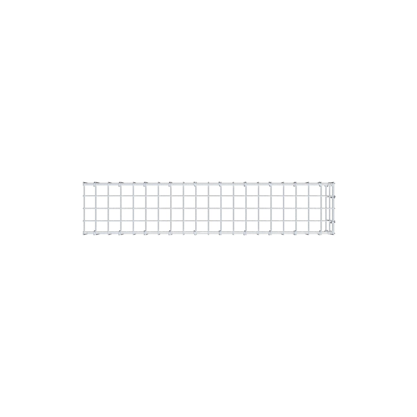 Add-on schanskorf type 4 100 cm x 20 cm x 20 cm (L x H x D), maaswijdte 5 cm x 10 cm, C-ring