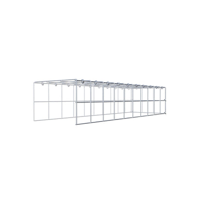 Gavión complementario de tipo 4 100 cm x 20 cm x 30 cm (L x A x P), malla 10 cm x 10 cm, anillo en C