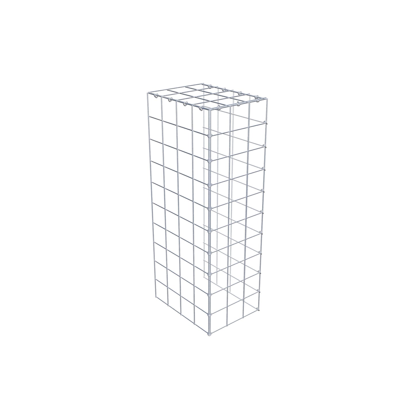 Anbaugabione Typ 4 100 cm x 40 cm x 30 cm (L x H x T), Maschenweite 10 cm x 10 cm, C-Ring