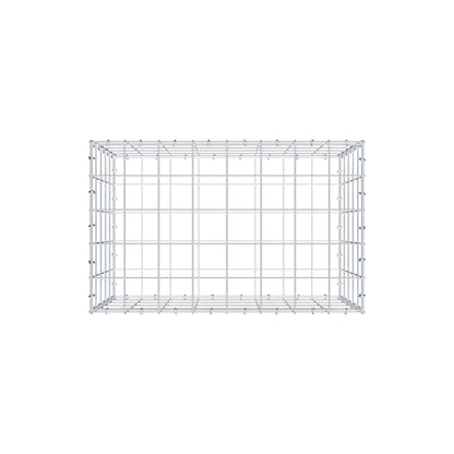 Schanskorf 80 cm x 50 cm x 50 cm (L x H x D), maaswijdte 10 cm x 10 cm, C-ring