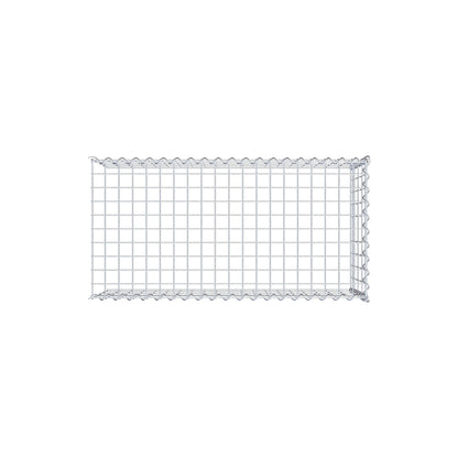 Anbaugabione Typ 4 100 cm x 40 cm x 50 cm (L x H x T), Maschenweite 5 cm x 10 cm, Spirale