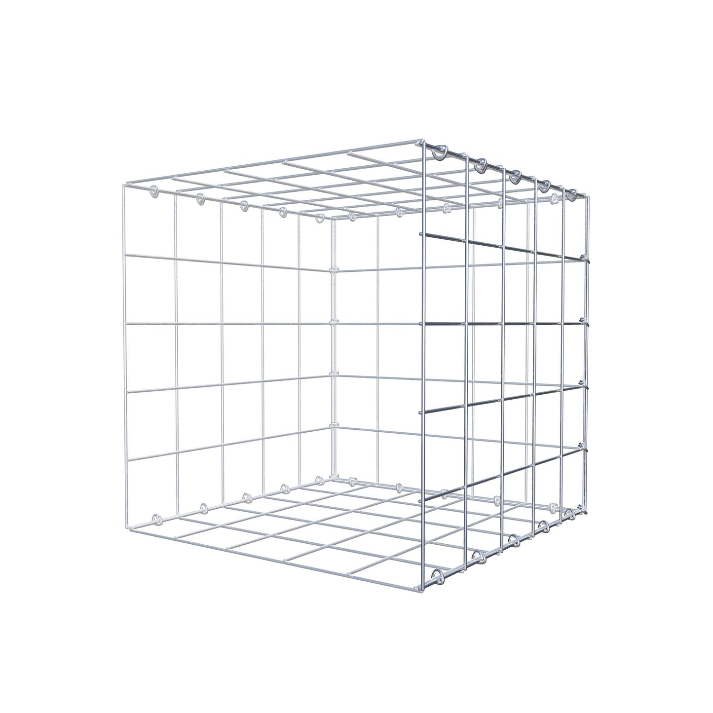 Anbaugabione Typ 2 50 cm x 50 cm x 50 cm (L x H x T), Maschenweite 10 cm x 10 cm, C-Ring